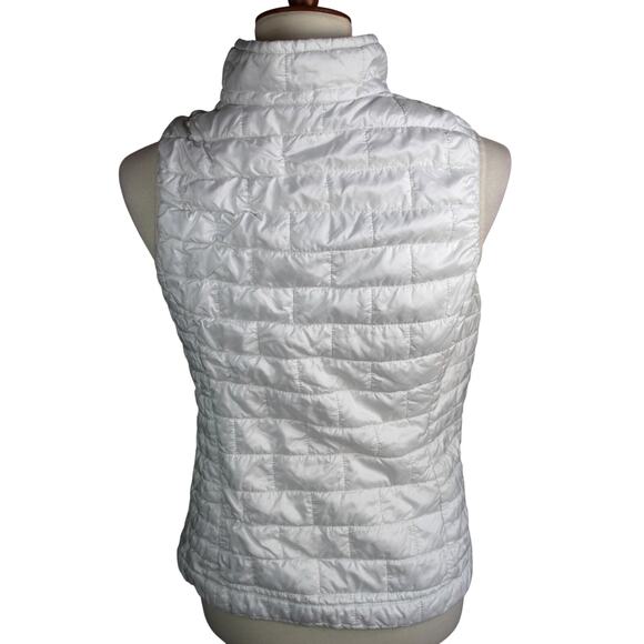 Patagonia Nano Puff Vest Womens Medium White Dartmouth Crew Rowing Logo - Picture 2 of 9